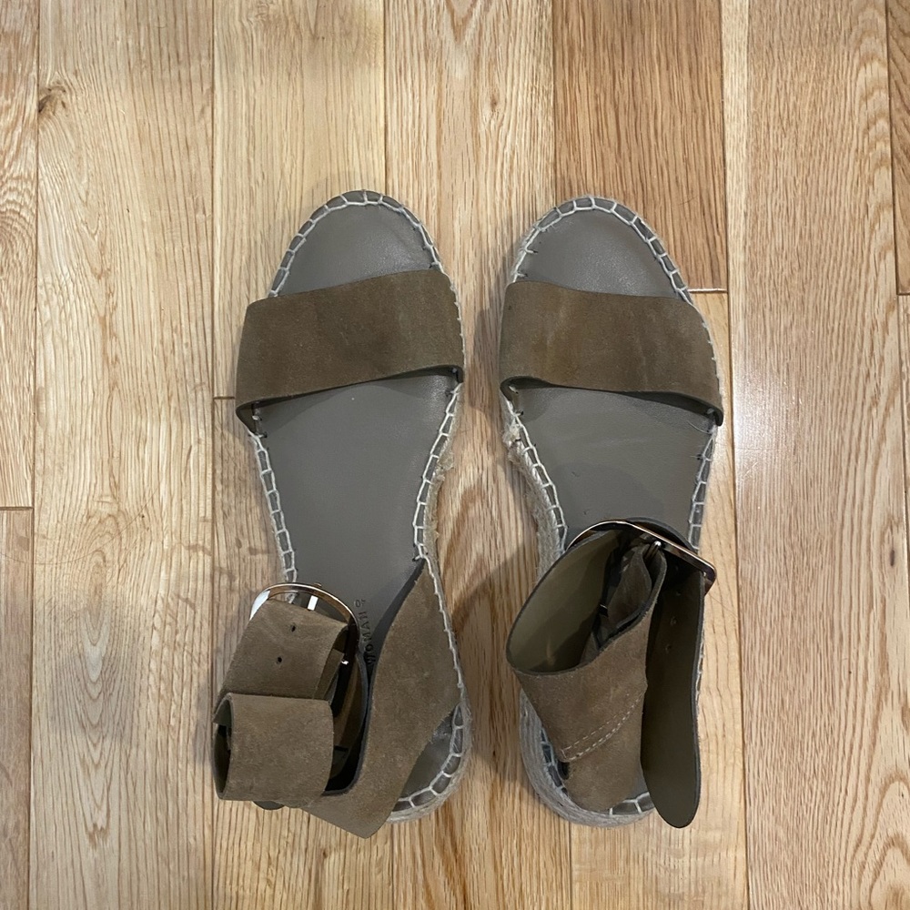 ZARA Suede Espadrilles